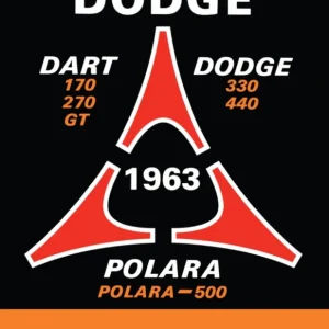 1963 Dodge Dart Polara Service Manual Lägg i varukorgen