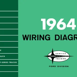 1964 Ford F-Series, B-, T- Series Truck & Econoline, P-Series Van Wiring Diagrams Manual Erbjudandepris