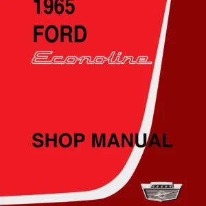 1965 Ford Econoline Shop Manual Sista chansen