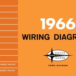 1966 Ford C, CT, H, HT-Series & N, NT-Series Truck Wiring Diagrams Manual Sänkt pris