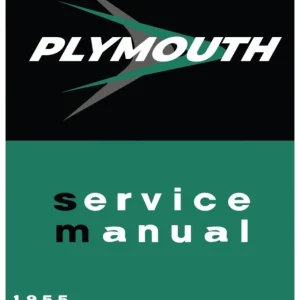 1955-1956 Plymouth Service Manual Sänkt pris