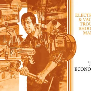 1979 Ford Econoline Van Electrical Vacuum Troubleshooting Manual - COLOR Rea