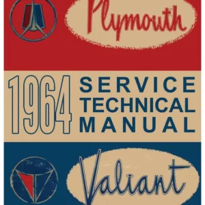 1964 Plymouth & Valiant Service Manual Begränsat erbjudande