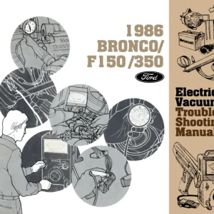1986 Ford F-Series Truck Electrical Vacuum Troubleshooting Manual - COLOR Rea