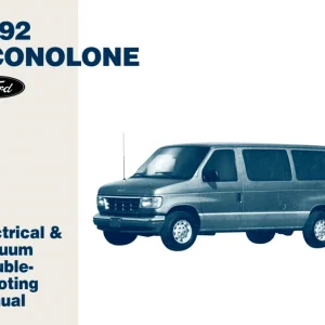 1992 Ford Econoline Electrical and Vacuum Troubleshooting Manual Fri frakt