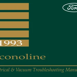 1993 Ford Econoline Electrical and Vacuum Troubleshooting Manual Extra rabatt