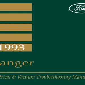 1993 Ford Ranger Electrical and Vacuum Troubleshooting Manual Populär