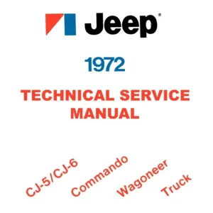 1972 Jeep Service Manual Endast denna vecka