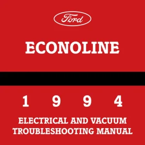 1994 Ford Econoline Electrical and Vacuum Troubleshooting Manual Populär