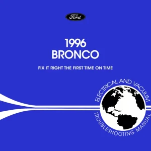 1996 Ford Bronco Electrical and Vacuum Troubleshooting Manual Lågt pris