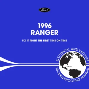 1996 Ford Ranger Electrical and Vacuum Troubleshooting Manual Erbjudandepris