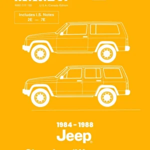 1984-1988 Jeep Cherokee Wagoneer Body Service Manual - M.R. 247 Fri frakt