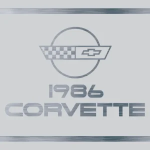 1986 Corvette Instruktionsbok Billigare