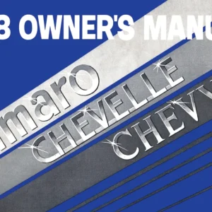 1968 Chevrolet Camaro, Chevelle, Chevy II Owner's Manual Köp nu