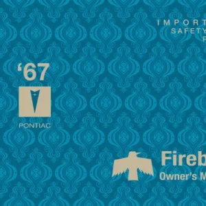 1967 Pontiac Firebird Owner's Manual Erbjudande