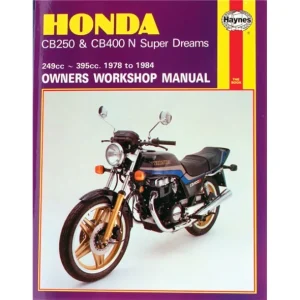 Verkstadsmanual, Honda CB250/400N 78-84 Billigare