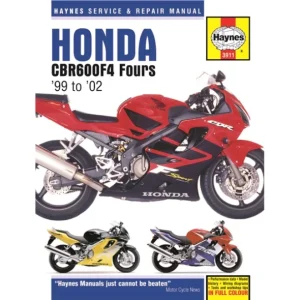Verkstadsmanual, Honda CBR600F4 99-06 Snabb leverans