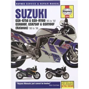 Verkstadshandbok Suzuki GSX-R1100 89-92 Kundfavorit