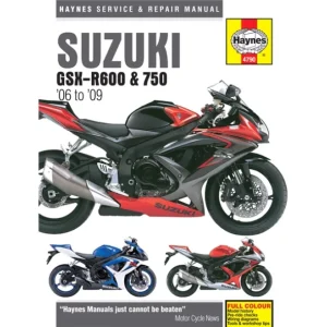 Verkstadsmanual, GSX-R600/750 06-09 Säker betalning