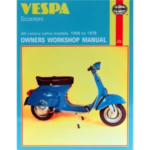 Verkstadsmanual, Vespa Scootere 59-78 Erbjudande