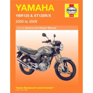 Verkstadsmanual, YBR125/XT125R 05-09 risnedsättning