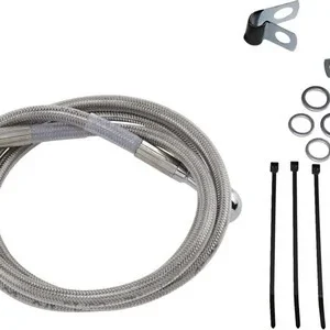 Utförsäljning Drag Specialties Front Brake Line Stainless Steel Extended 4" Line Brk