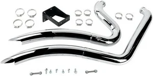 Vance & Hines Exhaust Big Radius 2-Into-2 Chrome Exhaust Big Rad.06-08 risnedsättning