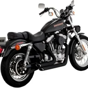 Vance & Hines Shortshots Staggered Black Exhaust Ss Stg Blk99-03Xl Endast denna vecka