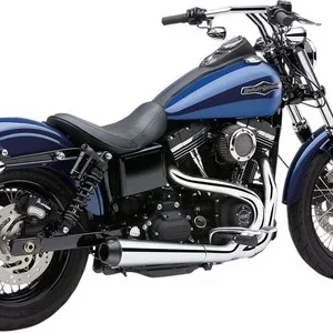 Utförsäljning Cobra Exhaust System El Diablo 2-Into-1 Chrome/Black Exhaust 4El Diabl