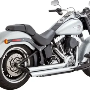 Vance & Hines Exhaust Big Shots Staggered Chrome 86-09 Softail Exhaust Premium