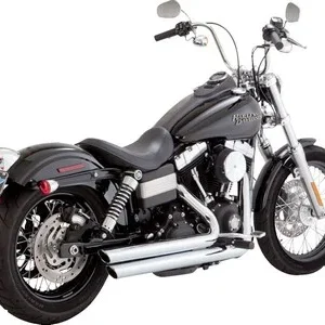 Vance & Hines Exhaust Big Shots Staggered Chrome 06-09 Dyna Exhaust Bi Beställ idag