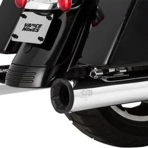Vance & Hines Muffler Slip-On Eliminator 400 Chrome W/Black End Caps M Kampanj