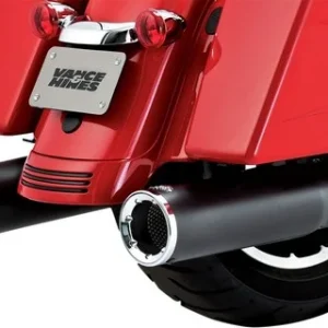 Vance & Hines Muffler Slip-On Hi-Output Black Muffler Ho Blk 17-19 Fl Outlet