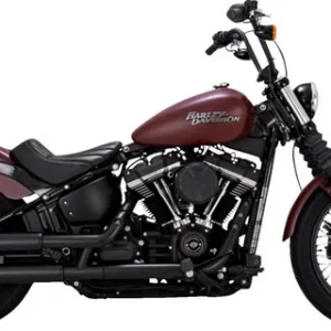 Vance & Hines Twin Slash 3" Mufflers - Black Mufflers 3Blk.Ts 18+St Endast idag