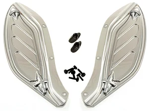 Utförsäljning Vindavvisare Dragon Wing kåpa FLHT/X & Trike 96-upp, Spegelglas.Küry