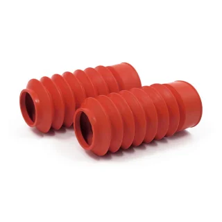 Handla nu Gaffelbälgar "Bobber" 41mm 9" långa Röda