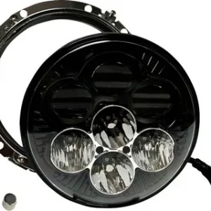 Utförsäljning Custom Dynamics Headlight Shark Deamon 7" Led Color Change Ece Ece Com